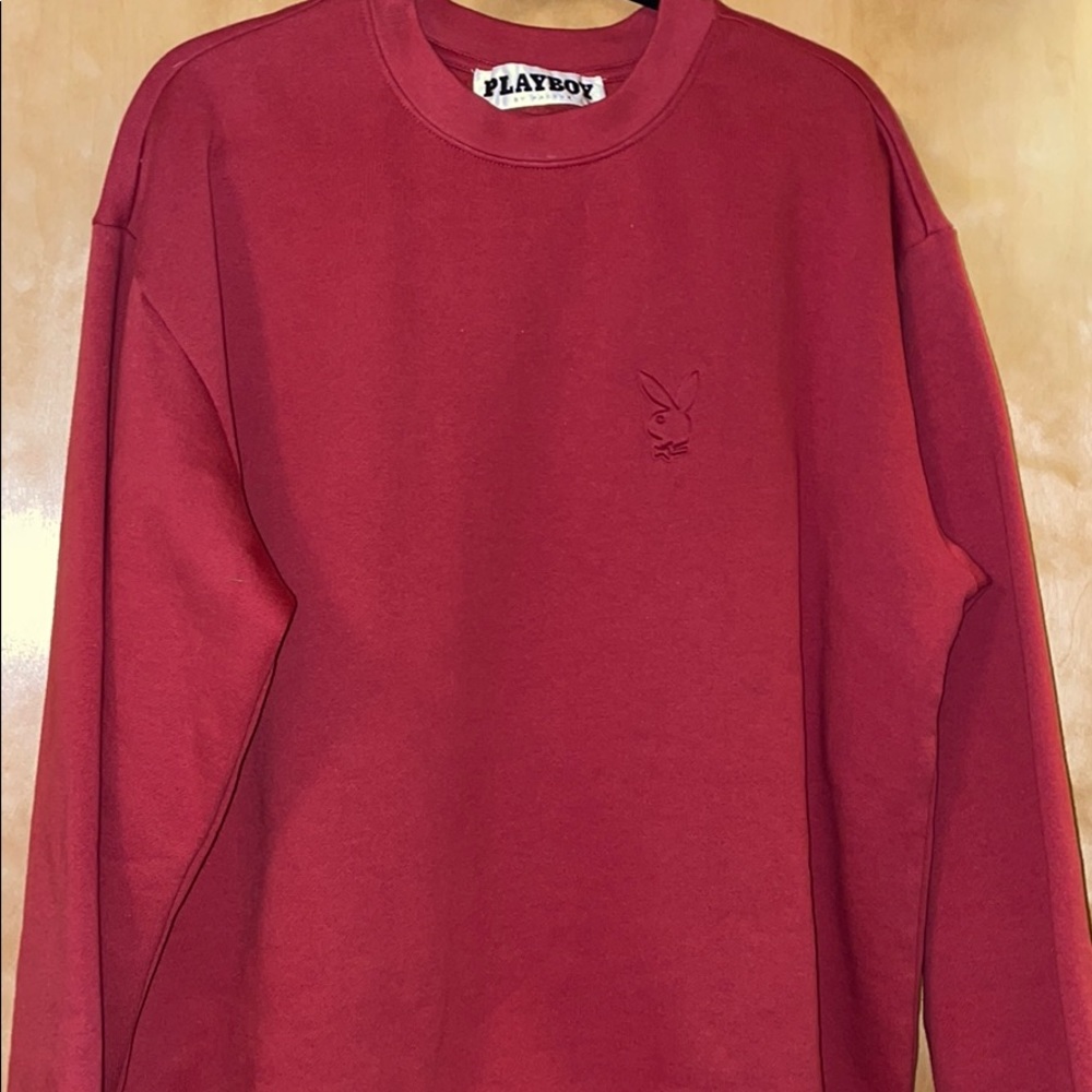 Red Oversized PLAYBOY Sweatshirt